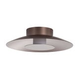Luma 12W 1 LED Flush Mount 2.88 Inch Tall and 11.75 Inch Wide by Golden - 6400-FM12