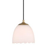 Dorinda 1 Light Pendant 6.75 Inch Tall and 6.5 Inch Wide by Golden - 6954-M1L