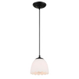 Dorinda 1 Light Pendant 6.75 Inch Tall and 6.5 Inch Wide by Golden - 6954-M1L