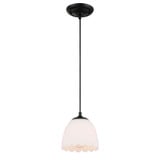 Dorinda 1 Light Pendant 6.75 Inch Tall and 6.5 Inch Wide by Golden - 6954-M1L