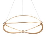 Spirale 43W 1 LED Chandelier 4.88 Inch Tall and 23.63 Inch Wide by Golden - 7916-24