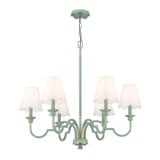 Cheshire 6 Light Chandelier 28.38 Inch Tall and 31.25 Inch Wide by Golden - 7008-6
