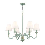Cheshire 6 Light Chandelier 28.38 Inch Tall and 31.25 Inch Wide by Golden - 7008-6