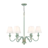 Cheshire 6 Light Chandelier 28.38 Inch Tall and 31.25 Inch Wide by Golden - 7008-6