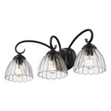 Audra 3 Light Bath Vanity 9.63 Inch Tall and 25.5 Inch Wide by Golden - 6952-BA3
