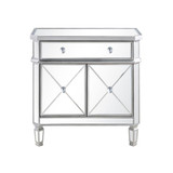 Contempo 1 Drawer 2 Door Cabinet 32 Inch Tall and 16 Inch by Elegant Decor - MF6-1002