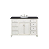 Otto 48 Inch 8 Drawer Single Bathroom Vanity Sink Set by Elegant Decor - VF12348