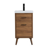 Boise 18.11 Inch 1 Drawer Bathroom Vanity Sink Set by Elegant Decor - VF41018