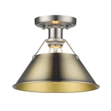 Bowland South 1 Light 10 Inch Wide Semi Flush Mount by Bailey Street Home - 170-BEL-4159324