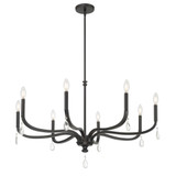 Viremont 8 Light Chandelier 21.75 Inch Tall and 36 Inch Wide by Millennium - 220108