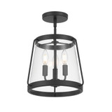 Adabella 3 Light Semi Flush Mount 15.25 InchX12.25 Inch Wide by Millennium - 230103