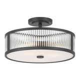 Ardezia 3 Light Semi Flush Mount 8.75 Inch X 15.75 Inch Wide by Millennium - 23303