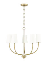 Kandor 5 Light Chandelier 24 Inch Tall and 26 Inch Wide by Millennium - 29905
