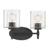 Solventa 2 Light Bath Vanity 9.75 Inch Tall and 15 Inch Wide by Millennium - 270202
