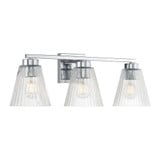 Riville 3 Light Bath Vanity 7.75 Inch Tall X 22.75 Inch Wide by Millennium - 63003