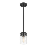 Lunden 1 Light Pendant 7.75 Inch Tall and 4 Inch Wide by Millennium - 91011