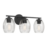 Miravelle 3 Light Bath Vanity 8.75 Inch and 22.25 Inch Wide by Millennium - 9993