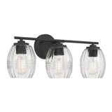 Miravelle 3 Light Bath Vanity 8.75 Inch and 22.25 Inch Wide by Millennium - 9993
