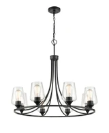 Ashford 8 Light Chandelier 28 Inch Tall and 32 Inch Wide by Millennium - 9728