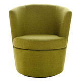 Barrel Swivel Accent Chair 33.5 Inch Tall and 28 Inch Wide by Stylecraft - DFF20084