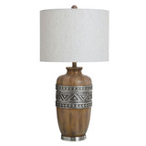 Frank 1 Light Table Lamp 32 Inch Tall and 16 Inch Wide by Stylecraft - KHL335224