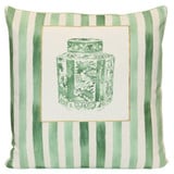 Porcelain Stripe Keepsake Pillow 24 Inch Tall X 24 Inch Wide by Stylecraft - TDS10372