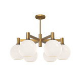 Castilla 6 Light Large Chandelier by Alora - CH506230