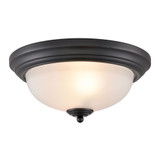 Helena 2 Light Flush Mount 5.5 Inch Tall and 13 Inch Wide by Atlas - CL11422