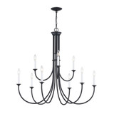Meadowview 9 Light Chandelier 34 Inch Tall and 36 Inch Wide by Atlas - CL11243