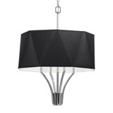 Diamond 4 Light Chandelier 28.25 Inch Tall and 21 Inch Wide by Atlas - CL11151