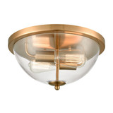 Astoria 2 Light Flush Mount 7 Inch Tall and 13.5 Inch Wide by Atlas - CL11420
