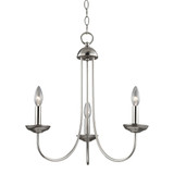 Montgomery 3 Light Chandelier 22 Inch Tall and 20 Inch Wide by Atlas - CL11258