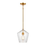 Konis 1 Light Mini Pendant 12 Inch Tall and 10 Inch Wide by Atlas - CL11618