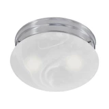 Elowen 2 Light Flush Mount 6 Inch Tall and 10 Inch Wide by Atlas - CL11441