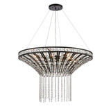Fantania 8 Light Chandelier 23 Inch Tall and 36 Inch Wide by Atlas - CL11169
