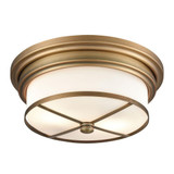 Noor 2 Light Flush Mount 6 Inch Tall and 13 Inch Wide by Atlas - CL11414