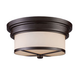 Noor 2 Light Flush Mount 6 Inch Tall and 13 Inch Wide by Atlas - CL11414