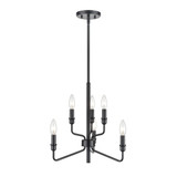 Saginaw 6 Light Chandelier 16 Inch Tall and 18 Inch Wide by Atlas - CL11322