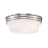 Galen 3 Light Flush Mount 6 Inch Tall and 14 Inch Wide by Atlas - CL11455