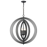 Orme 4 Light Chandelier 30 Inch Tall and 27 Inch Wide by Atlas - CL11281