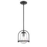 Connection 1 Light Mini Pendant 9 Inch Tall and 8 Inch Wide by Atlas - CL11568