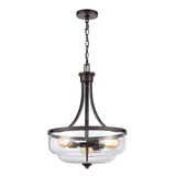 Calistoga 3 Light Pendant 22 Inch Tall and 17 Inch Wide by Atlas - CL11744