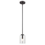 West End 1 Light Mini Pendant 45.25 Inch Tall and 4.75 Inch Wide by Atlas - CL11717