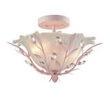 Circeo 2 Light Semi Flush Mount 11 Inch Tall and 17 Inch Wide by Atlas - CL12130