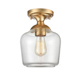 Agnes 1 Light Semi Flush Mount 10.5 Inch Tall and 8 Inch Wide by Atlas - CL11854