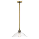 Charis 1 Light Pendant 7.75 Inch Tall and 12.5 Inch Wide by Atlas - CL11752