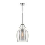 Herndon 1 Light Pendant 16 Inch Tall and 11 Inch Wide by Atlas - CL11778
