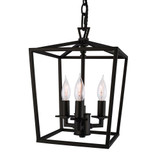 Cage 3 Light Pendant 14 Inch Tall and 8.5 Inch Wide by Atlas - CL11743