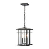 Oak Park 3 Light Outdoor Pendant 14 Inch Tall and 9 Inch Wide by Atlas - OL11041
