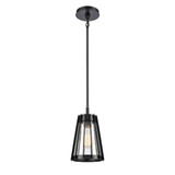 Open Louvers 1 Light Mini Pendant 10.5 Inch Tall X 6.75 Inch Wide by Atlas - CL11656